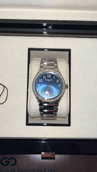 Patek Philippe Watch, Diamond Bezel Stainless Steel Ladies Watch 7300/1200A-001