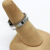Sterling Silver Men's Fashion Ring, Wedding Band