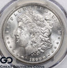 1890-CC Morgan Silver Dollar PCGS MS-63 ** Scarce This Nice! ** Blast White!