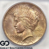 1921 Peace Dollar, High Relief, ICG MS-64 ** Gorgeous RARE Key Date Type!