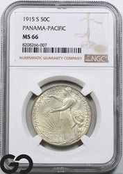 1915-S Panama-Pacific Commemorative Half Dollar NGC MS-66 ** Scarce Key Date!