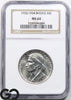 1935/1934 Boone Commemorative Half Dollar NGC MS-64 ** Blast White Blazer!