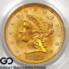 1853 Gold Quarter Eagle, $2.5 Gold Liberty, PCGS MS-62 ** Gorgeous Luster!