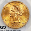 1901 Gold Eagle, $10 Gold Liberty, PCGS MS-64 ** GREAT Cartwheel Luster!