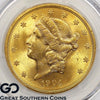 1904 Gold Double Eagle, $20 Gold Liberty, PCGS MS-64 ** Gorgeous Mint Luster!