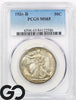 1935-D Walking Liberty Half Dollar 50c PCGS MS-65 ** LUSTROUS AND NICELY TONED!