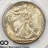 1935-D Walking Liberty Half Dollar 50c PCGS MS-65 ** LUSTROUS AND NICELY TONED!