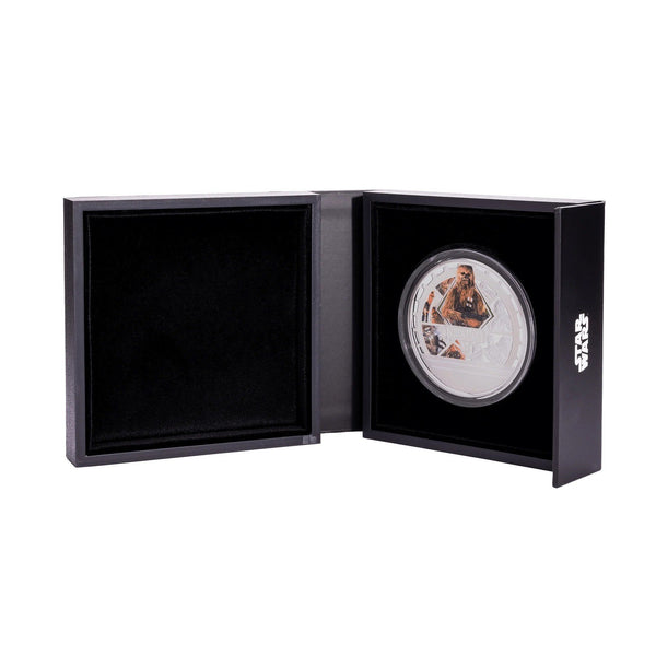 Star Warsª Chewbaccaª 3oz Silver Coin