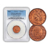 1863 Red Civil War Token | "Army & Navy" PCGS Certified MS 64 RD