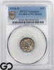 1916-D Mercury Dime, Strong Bands, PCGS Unc Details, RARE Low Mintage Key Date!