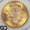 1857-S Gold Double Eagle, $20 Liberty PCGS MS 65+, Spiked Shield, SUNNER Gem++