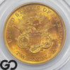 1853 Gold Double Eagle, $20 Gold Liberty PCGS MS 62, Only 5 Graded Higher!