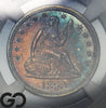1858 Seated Liberty Quarter NGC PF 66 Cameo, Only 100 PR Minted, Great Color!