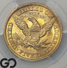 1878 Gold Half Eagle, $5 Gold Liberty PCGS MS 65, Gem Luster, Premium Quality!