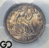 1857 Seated Liberty Dime PCGS MS 66+, Bender Collection, Lustrous Surfaces, CAC!