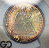 1875 Seated Liberty Dime, PROOF, PCGS PR 67, Only 700 Struck! Gem Proof Surfaces