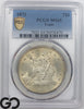 1873 Trade Dollar PCGS MS 65, First Year Issue, RARE This Nice, Sharp/Lustrous!