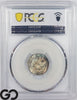 1834 Capped Bust Dime PCGS MS 65+, JR-7, Small 4, Lovely Amber and Blue Toning