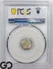 1853 Three Cent Silver Piece PCGS MS 67+ ** CAC Approved, *Green Bean*