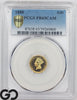 1888 Gold Dollar, $1 Indian Head Princess, Type-3 CAMEO PROOF, PCGS PR 65 CAM