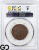 1787 Machin Mills 1/2 Pence, Vlack 17-87A PCGS MS 62 BN, Stepney Hoard