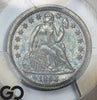 1856 Seated Liberty Dime PCGS/CAC PR 65, *Small Date*, PROOF