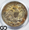 1857-O Seated Liberty Quarter PCGS/CAC MS 64 *No Motto*