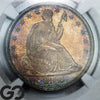 1843-O Seated Liberty Half Dollar NGC MS 66 ** Nice High Grade Toner!