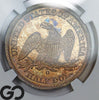 1843-O Seated Liberty Half Dollar NGC MS 66 ** Nice High Grade Toner!