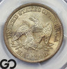 1847-O Seated Liberty Half Dollar PCGS/CAC MS 64+ *No Motto*