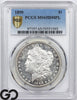 1890 Morgan Silver Dollar Coin PCGS MS 65 DMPL ** No PCGS Finer!
