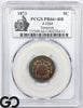 1873 Shield Nickel PCGS PR 66+ *J-1264* RB PATTERN PROOF, High R-7, 4-6 Known!