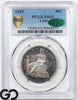 1859 Paquet Half Dollar *J-249* PATTERN PROOF, High R-7 4-6 made PCGS/CAC PR 63