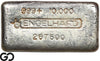 Vintage Engelhard 10 oz Ingot .999 Silver, Rare Loaf Bar, 3rd Edition Bullseye