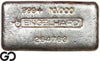 Vintage Engelhard 10 oz Ingot .999 Silver, Rare Loaf Bar, 3rd Edition Bullseye