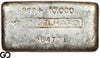 Vintage Engelhard 10 oz Ingot .999 Silver, Rare Loaf Bar, 3rd Edition Bullseye
