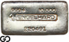 Vintage Engelhard 10 oz Ingot .999 Silver, Rare Loaf Bar, 3rd Edition Bullseye