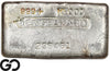 Vintage Engelhard 10 oz Ingot .999 Silver, Rare Loaf Bar, 3rd Edition Bullseye