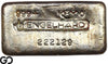 Vintage Engelhard 10 oz Ingot .999 Silver, Rare Loaf Bar, 3rd Edition Bullseye