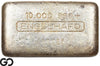 Vintage Engelhard 10 oz .999 Silver, Rare Loaf Bar, 3rd Series Transitional