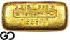 Vintage Engelhard 3.215 oz 999.9 Fine Rare Poured Gold Loaf Bar