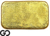 Johnson Matthey London 10 Tolas (3.75 oz) Gold Ingot, Vintage Poured Loaf Bar