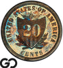 1875 Twenty Cent Piece Proof PCGS/CAC PR 65 J-1392, Eliasberg ** Pop-19, Silver!