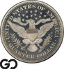 1898 Barber Quarter Proof PCGS PR 68 DCAM, Frosty Gem White Deep Cameo