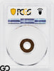 1852 Ring-Form Pattern Gold $1 Proof PCGS/CAC PR 66 RB, Copper J-147