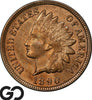 1890 Indian Head Cent Penny PCGS/CAC MS 64+ J-1758, Copper Nickel