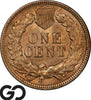 1890 Indian Head Cent Penny PCGS/CAC MS 64+ J-1758, Copper Nickel