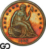 1866 Seated Liberty Dollar Pattern Proof PCGS/CAC PR 65+ BN J-541, Gem Surfaces