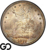 1877-S Trade Dollar PCGS/CAC MS 65, ** Great Original High Grade Specimen!