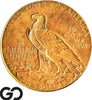 1915 Gold Half Eagle, $5 Indian Head PCGS MS 65, Gem Creamy Lustrous Surfaces